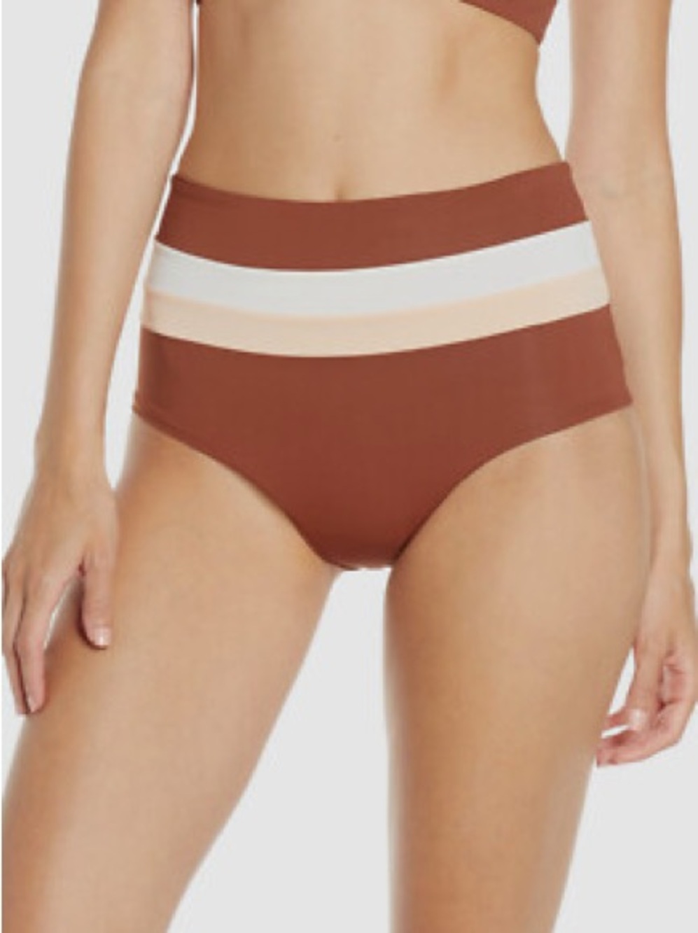 NWOT L*Space Portia high waist colorblock bikini bottoms